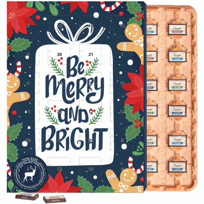 Marken Wand Adventskalender ECO, Sarotti Täfelchen