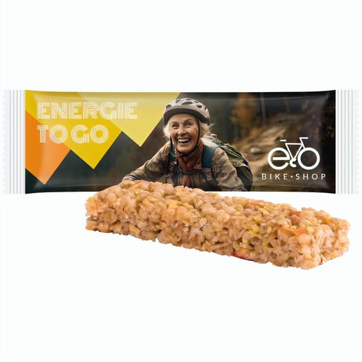 Müsliriegel Multikorn Apfel, Folie weiß (Bild 1)