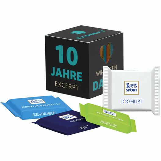 Produktabbildung Werbewürfel, Ritter SPORT mini Mischung Werbewürfel, Ritter SPORT mini Mischung (Bild 1)
