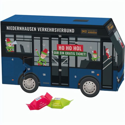 Adventskalender Bus, Ritter SPORT Schokowürfel (Bild 1)