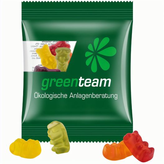 Minitüte,12 g, kompostierbare Folie transparent, Trolli Vegane Gummibärchen, 14% Fruchtsaft (Bild 1)