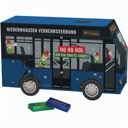 Produktabbildung Adventskalender Bus, Lindt Schokotäfelchen Adventskalender Bus, Lindt Schokotäfelchen