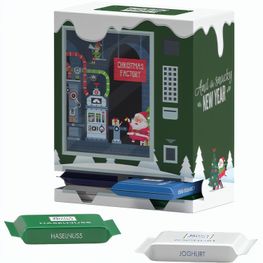 Adventsautomat ECO Midi, 24 Ritter SPORT mini