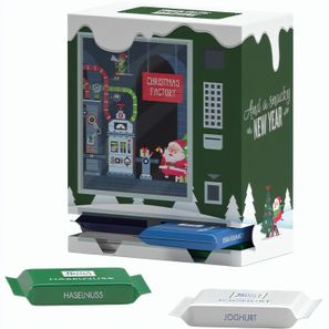 Adventsautomat ECO Midi, 24 Ritter SPORT mini