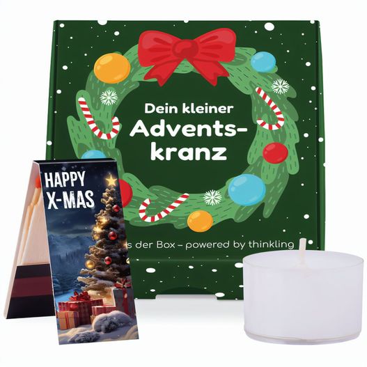 Klappbox S, Teelicht-Adventskranz & Streichhölzer (Bild 1)