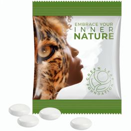 Produktabbildung Minitüte, 8 g, Folie weiß, Mentos Kaudragee Mint Minitüte, 8 g, Folie weiß, Mentos Kaudragee Mint