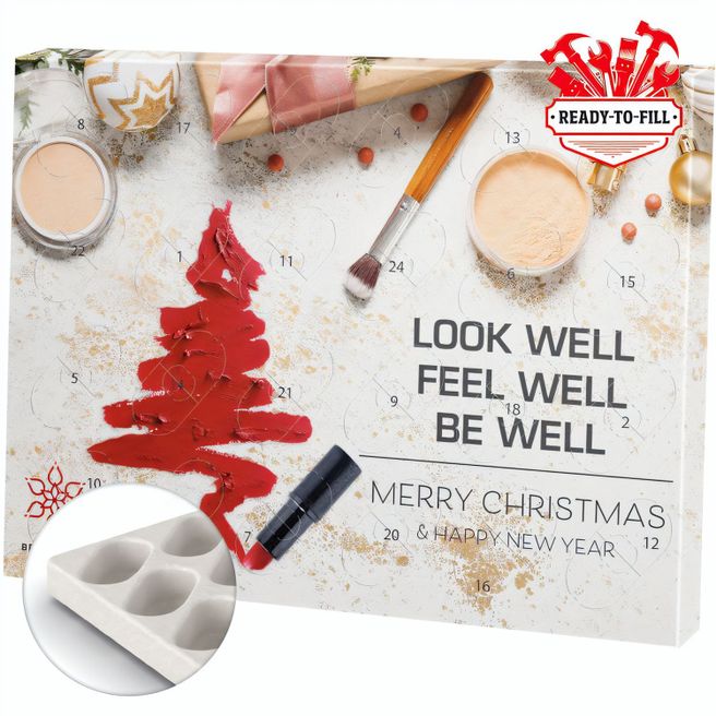 Adventskalender Eco XL, Papierblister, kundengestelltes Füllgut