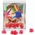 Maxitüte, Folie transparent, Trolli Fruchtgummi Herz rot (Bild 1)