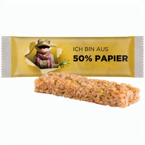 Müsliriegel Multikorn Apfel, Papierfolie weiß