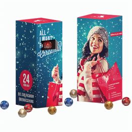 Minikugel Tower Adventskalender, LINDOR Lindt Mini Kugeln