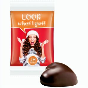 WEISS Lebkuchenherz, Folie weiß