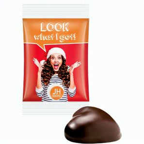 WEISS Lebkuchenherz, Folie weiß