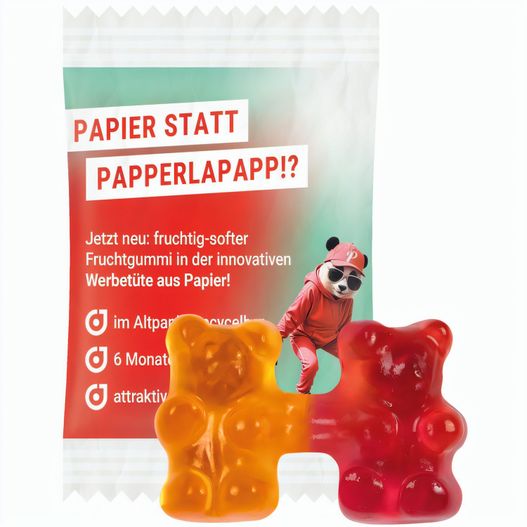 Trolli Team Gummibärchen Premium, recyclingfähiges Papier weiß (Bild 1)
