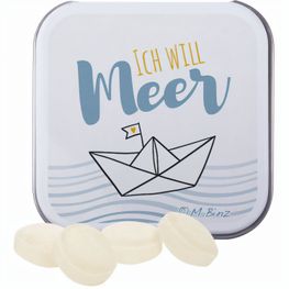 Dose Quadratisch, Mini Bonbons Japanische Minze