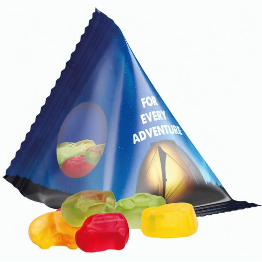 Produktabbildung Fruchtgummi Tetraeder, Folie transparent, Trolli Fruchtgummi Auto-Mischung Fruchtgummi Tetraeder, Folie transparent, Trolli Fruchtgummi Auto-Mischung (Bild 1)