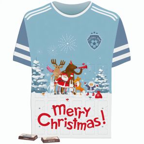 Täfelchen Adventskalender Trikot, Sarotti Schokoladen-Täfelchen