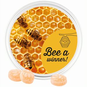 Midi Dose, weiß, Honigbienen Bonbons