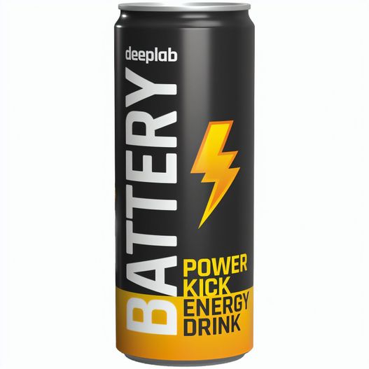 Produktabbildung Getränkedose 250 ml Energy Drink, Sleeve-Folie transparent Getränkedose 250 ml Energy Drink, Sleeve-Folie transparent (Bild 1)
