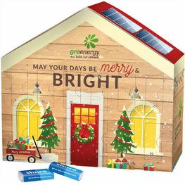 Produktabbildung Adventskalender Haus, share Schokotäfelchen Adventskalender Haus, share Schokotäfelchen
