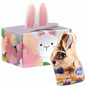 Geschenkbox Mini Hasenohren, Klett Osterhase
