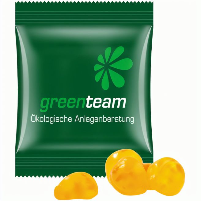 Minitüte, 15 g, kompostierbare Folie weiß, Trolli Vitamin Fruchtgummi