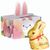 Geschenkbox Mini Hasenohren, Lindt Osterhase (Bild 2)