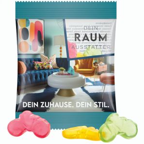 Minitüte,15 g, Folie transparent, Trolli Fruchtgummi Fahrrad
