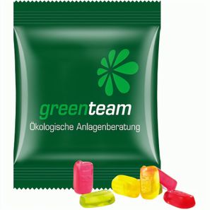 Minitüte,10 g, kompostierbare Folie weiß, Trolli Fruchtgummi Handy
