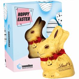 Produktabbildung Oster Box Maxi, Lindt Osterhase 50 g Oster Box Maxi, Lindt Osterhase 50 g