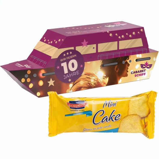 3D-Präsent Schiff, KuchenMeister Rührkuchen (Bild 1)