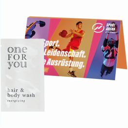 Werbekarte long, Duschshampoo