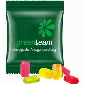Minitüte,15 g, kompostierbare Folie weiß, Trolli Fruchtgummi Handy