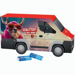 Adventskalender Transporter, share Schokotäfelchen