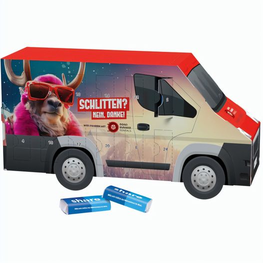 Produktabbildung Adventskalender Transporter, share Schokotäfelchen Adventskalender Transporter, share Schokotäfelchen (Bild 1)