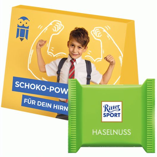 Werbekarte Midi, Ritter SPORT mini Haselnuss (Bild 1)