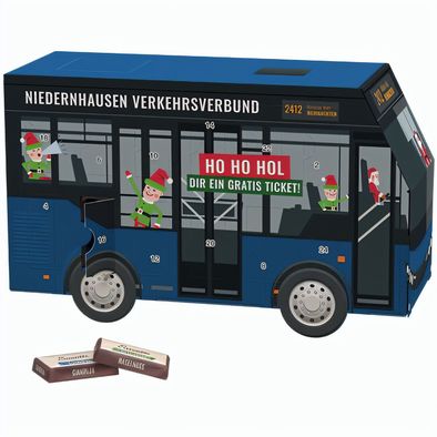 Adventskalender Bus, Sarotti Schokotäfelchen