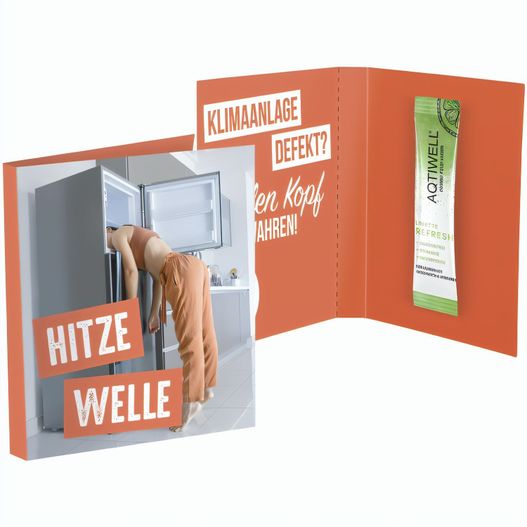 Werbekarte Midi, Aqtiwell® REFRESH (Bild 1)