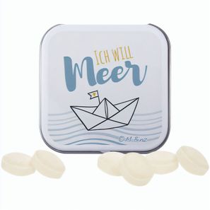 Dose Quadratisch, Mini Bonbons Japanische Minze