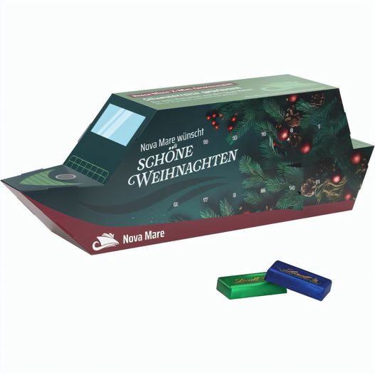 Adventskalender Schiff, Lindt Schokotäfelchen (Bild 1)