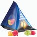 Fruchtgummi Tetraeder, Folie transparent, Trolli Fruchtgummi Sterne