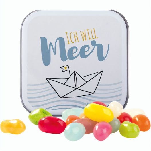 Produktabbildung Dose Quadratisch, Jelly Beans Dose Quadratisch, Jelly Beans (Bild 1)