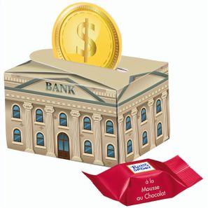 Geschenkbox Mini Rund, Ritter SPORT Schokowürfel Mousse au Chocolate