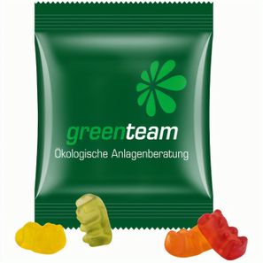Minitüte,12 g, kompostierbare Folie weiß, Trolli Vegane Gummibärchen, 14% Fruchtsaft