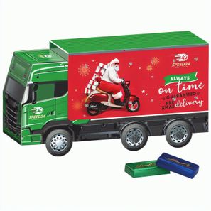 Adventskalender LKW, Lindt Schokotäfelchen