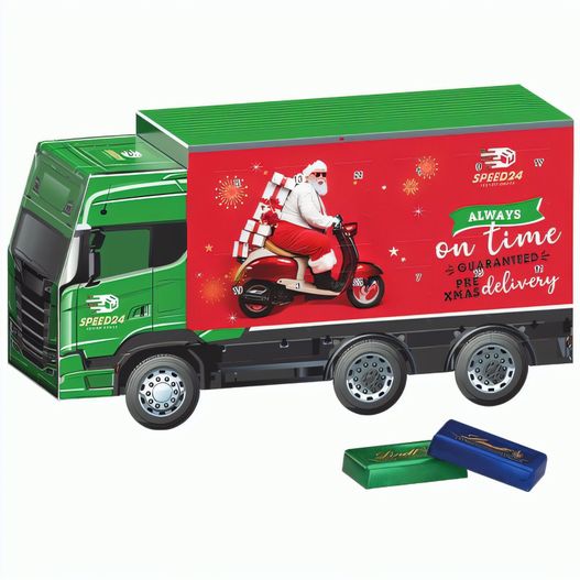 Adventskalender LKW, Lindt Schokotäfelchen (Bild 1)