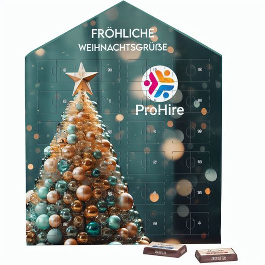 Täfelchen Adventskalender Haus, Sarotti Schokoladen-Täfelchen (Bild 1)