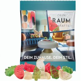 Minitüte, 15 g, Folie transparent, Trolli Weihnachtsmischung