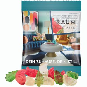 Minitüte, 15 g, Folie transparent, Trolli Weihnachtsmischung