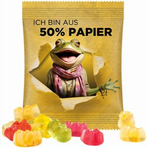 Minitüte, 15 g, Papierfolie weiß, Trolli Premium Bärchen