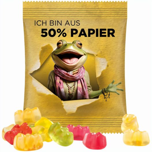 Minitüte, 15 g, Papierfolie weiß, Trolli Premium Bärchen (Bild 1)